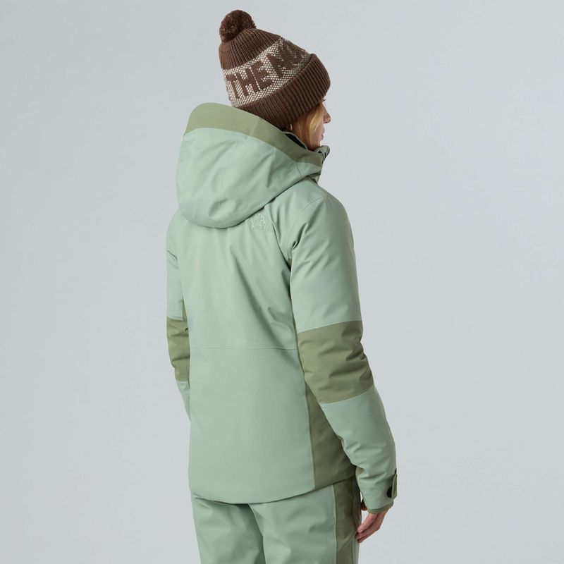 Giacca da sci da donna The North Face Lenado slate moss/bark mist 3