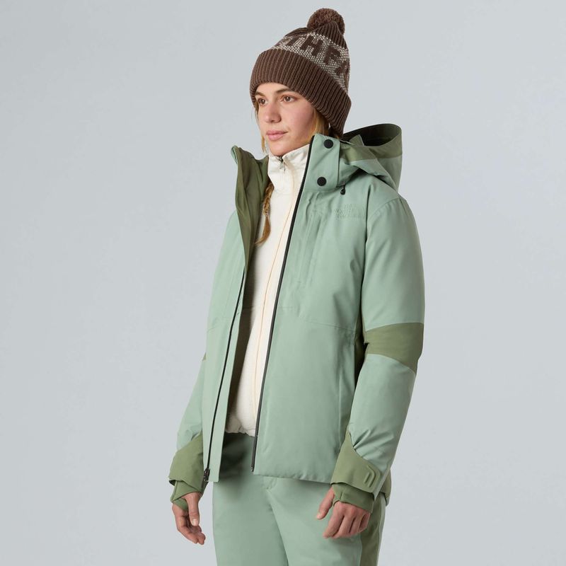 Giacca da sci da donna The North Face Lenado slate moss/bark mist 4