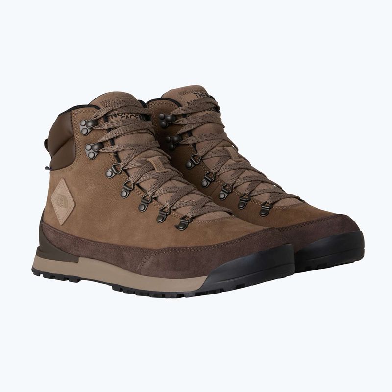 Scarpe da uomo The North Face Back To Berkeley IV Leather WP demitasse brown/garnet 9