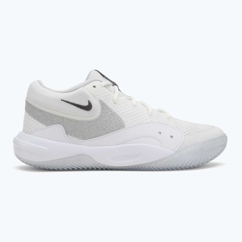 Scarpe da pallavolo Nike Hyperquick Court Flight SE summit white/metallic silver/pure platinum 2