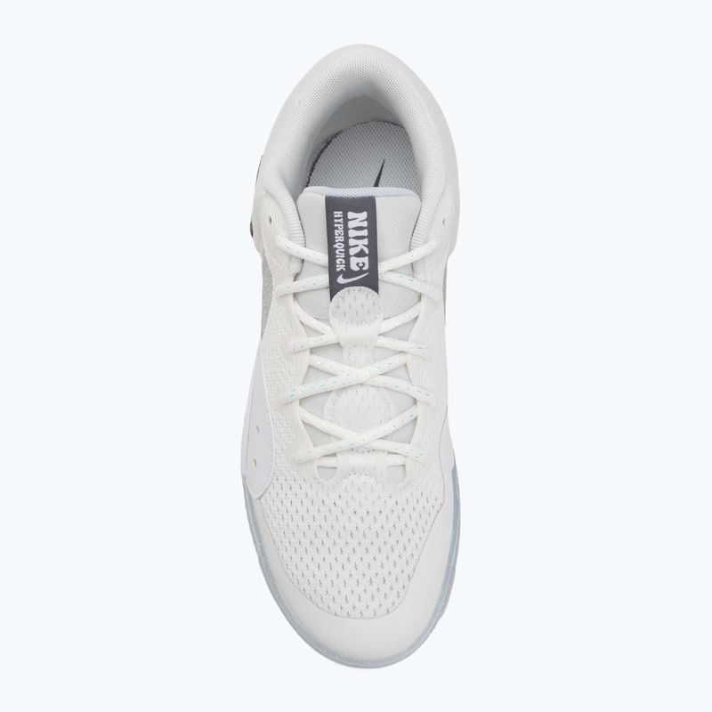 Scarpe da pallavolo Nike Hyperquick Court Flight SE summit white/metallic silver/pure platinum 5