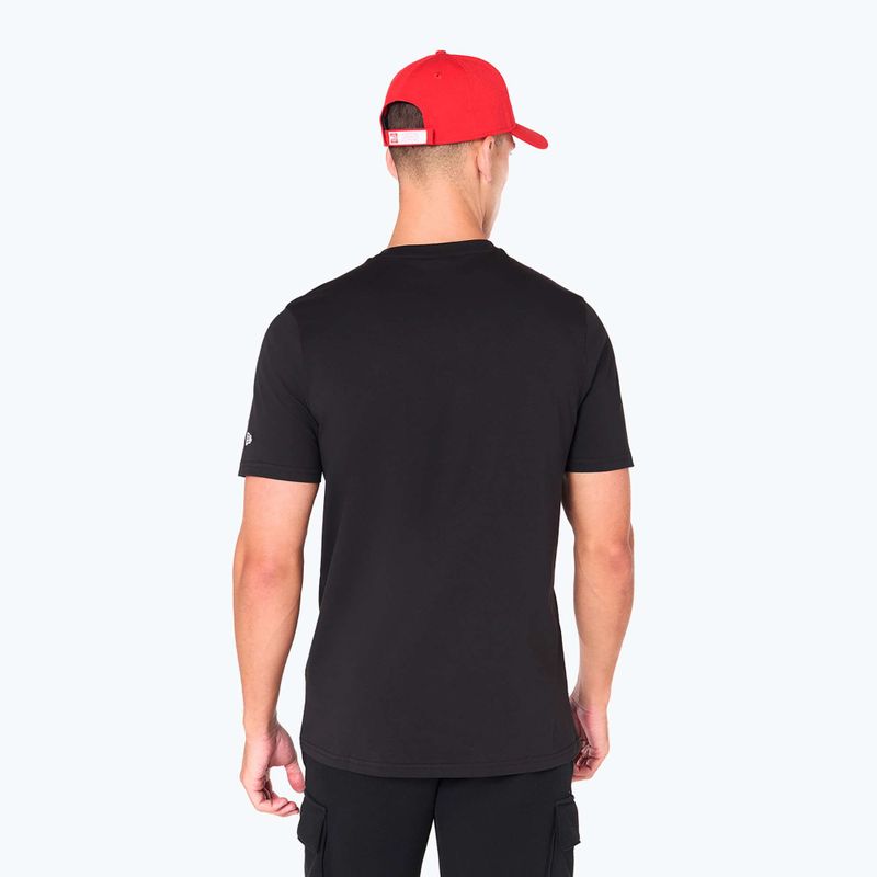 Maglietta New Era NOS NBA Regular Atlanta Hawks da uomo, nero 2