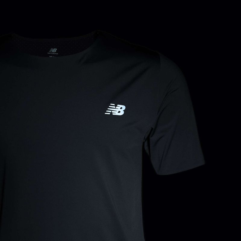 Maglietta da corsa New Balance Race Day graphite da uomo 5
