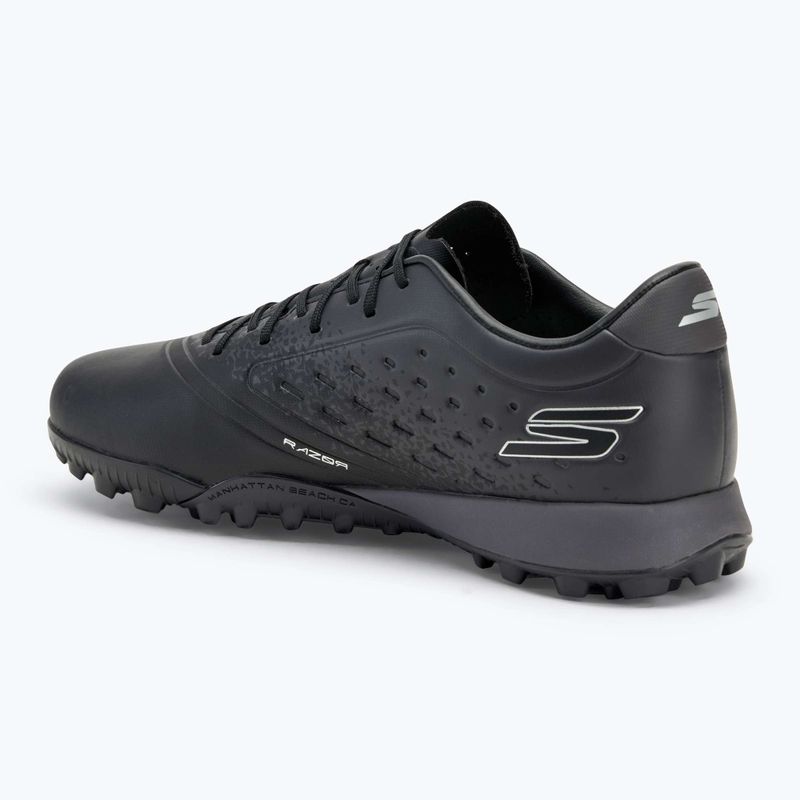 Skechers Razor Academy Gold 1.5 TF nero/argento scarpe da calcio da uomo 3