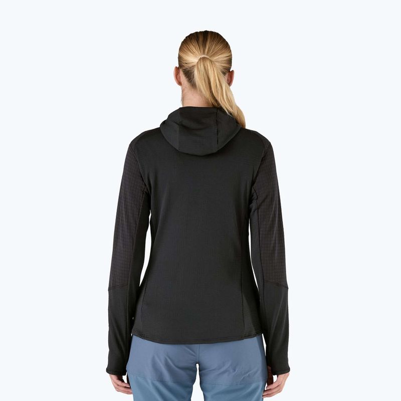 Giacca softshell da donna Patagonia R1 Hybrid Pullover Hoody nero 2