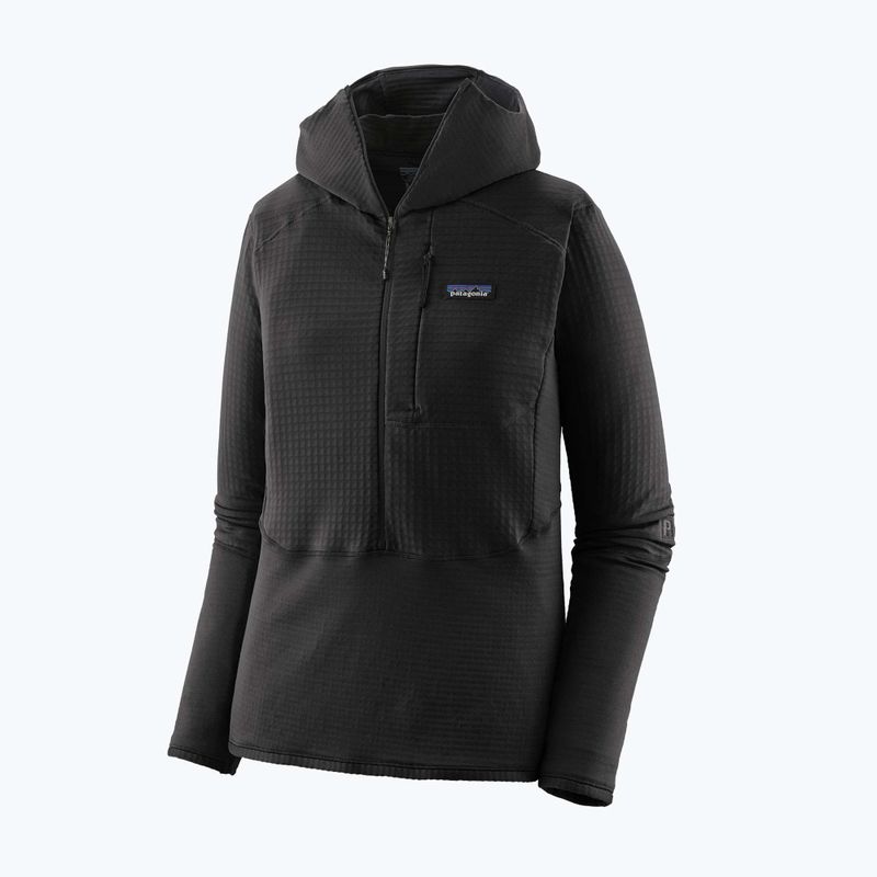 Giacca softshell da donna Patagonia R1 Hybrid Pullover Hoody nero 3