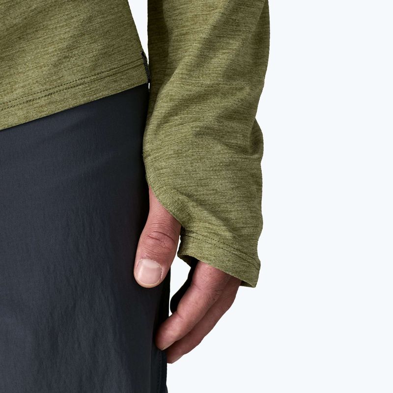 Maglia a maniche lunghe da uomo Patagonia Capilene Cool Sun caper green/buckhorn green x-dye 6