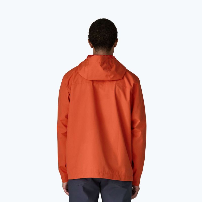 Giacca antipioggia da uomo Patagonia Outdoor Everyday Rain coal orange 3