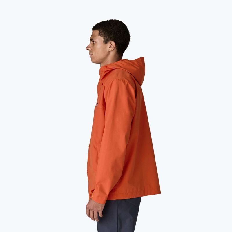 Giacca antipioggia da uomo Patagonia Outdoor Everyday Rain coal orange 4