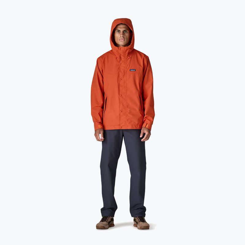 Giacca antipioggia da uomo Patagonia Outdoor Everyday Rain coal orange 5