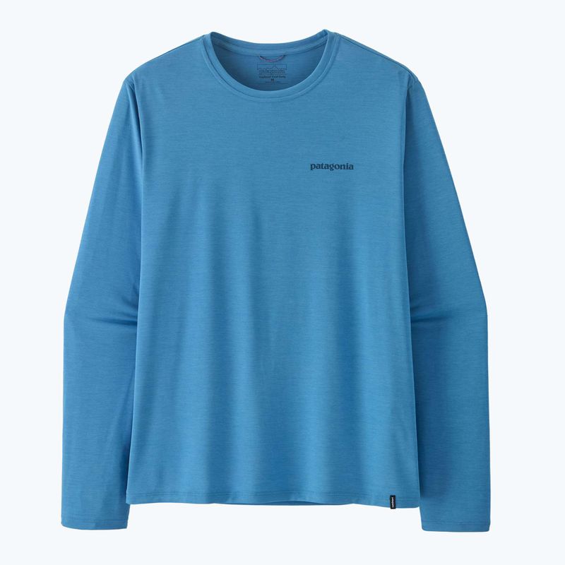 Maglia a maniche lunghe da uomo Patagonia Capilene Cool Daily - Boardshort Logo shore blue/light shore blue x-dye 6