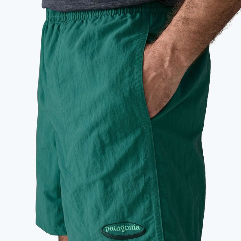 Pantaloncini da uomo Patagonia Baggies 5" 95 oval logo/gem green 6