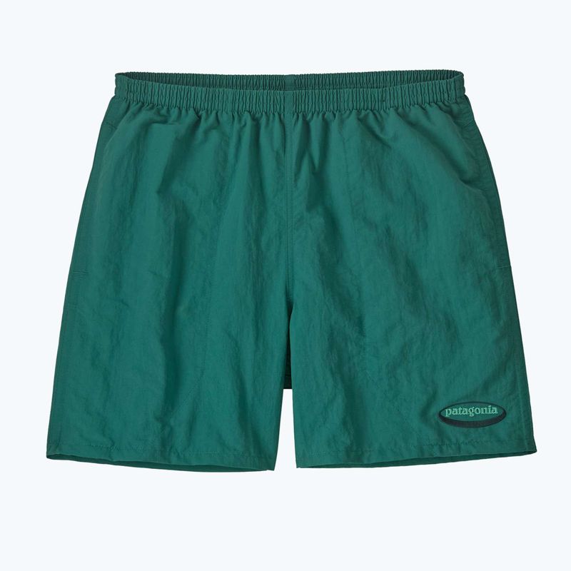 Pantaloncini da uomo Patagonia Baggies 5" 95 oval logo/gem green 9