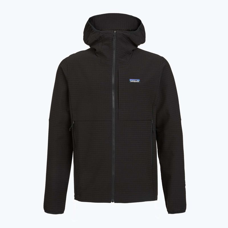 Giacca softshell da uomo Patagonia R1 TechFace Hoody black 2