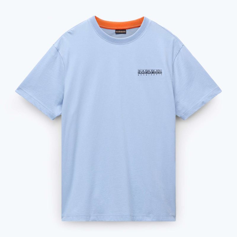 Maglietta Napapijri S-Sovana soft chambray da uomo I83 5