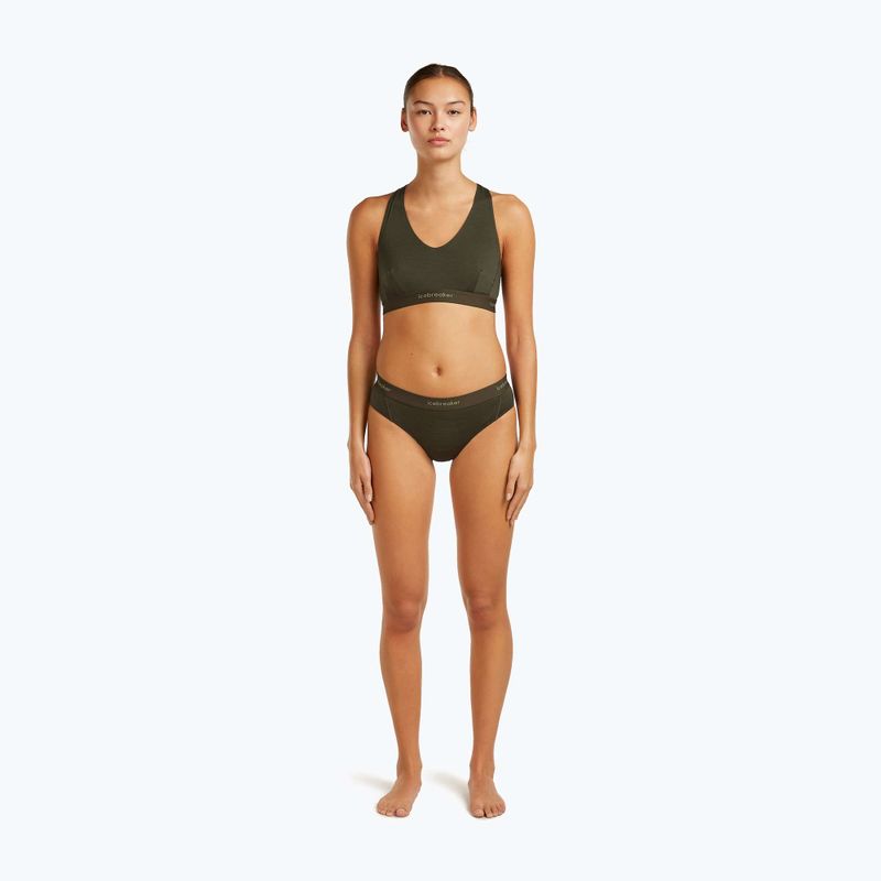 Reggiseno termico icebreaker Merino 125 Cool-Lite Sprite Racerback dark loden 2
