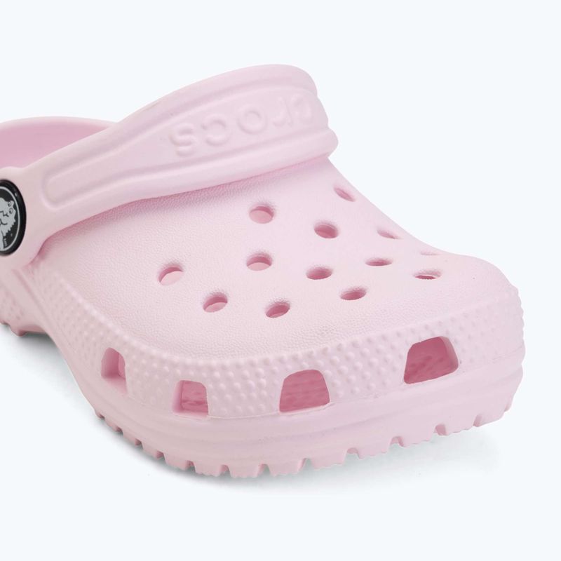 Ciabatte per bambini Crocs Classic Clog Toddler pink milk 8