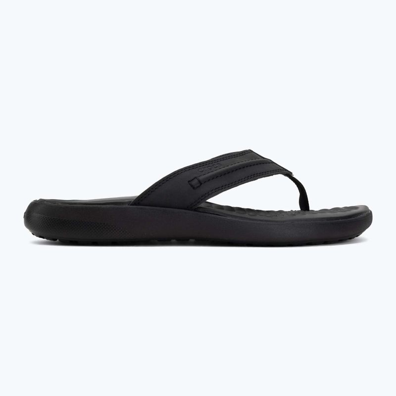 Infradito Crocs Yukon Vista II Leather black/black 2