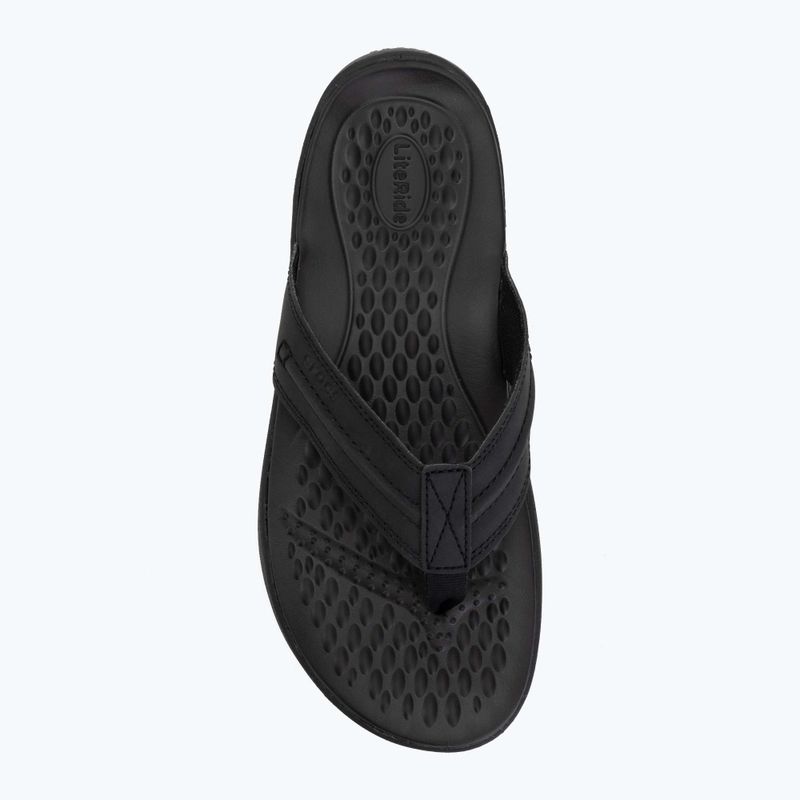 Infradito Crocs Yukon Vista II Leather black/black 5
