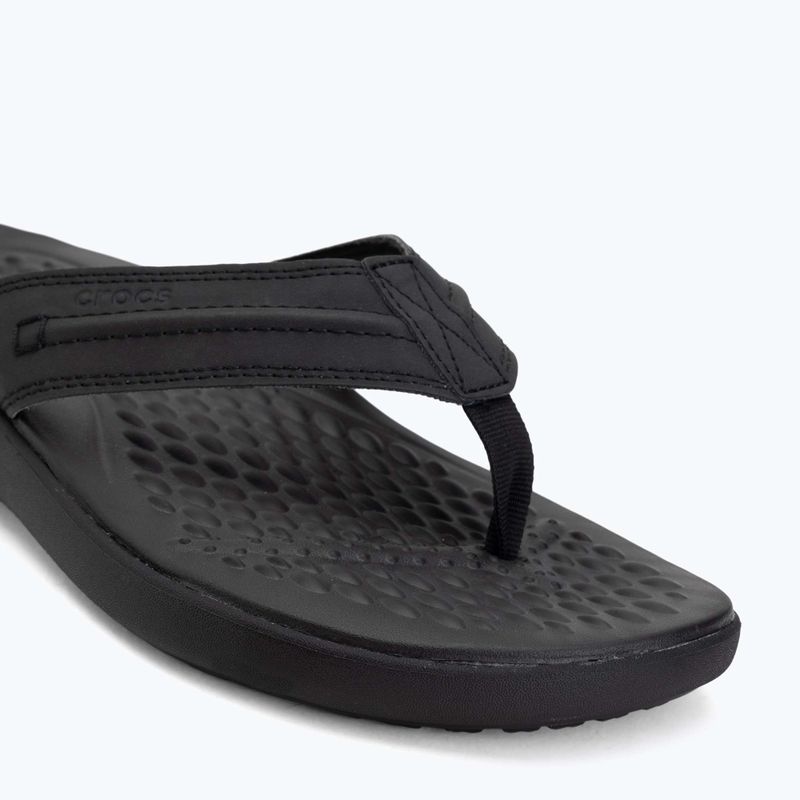 Infradito Crocs Yukon Vista II Leather black/black 7