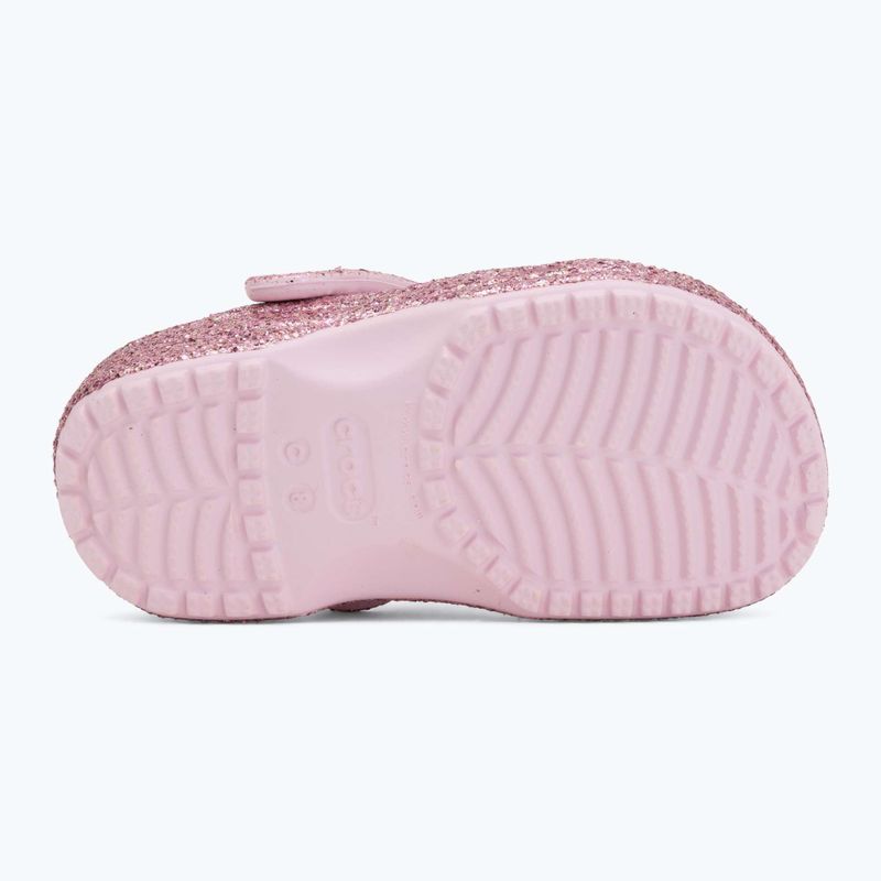 Ciabatte per bambini Crocs Classic Chunky Glitter 211940 pink milk 5
