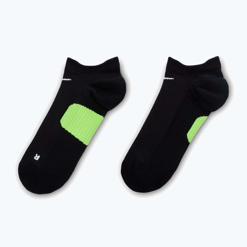 Calzini Nike Running Midweight No-Show black/smoke grey/white 2