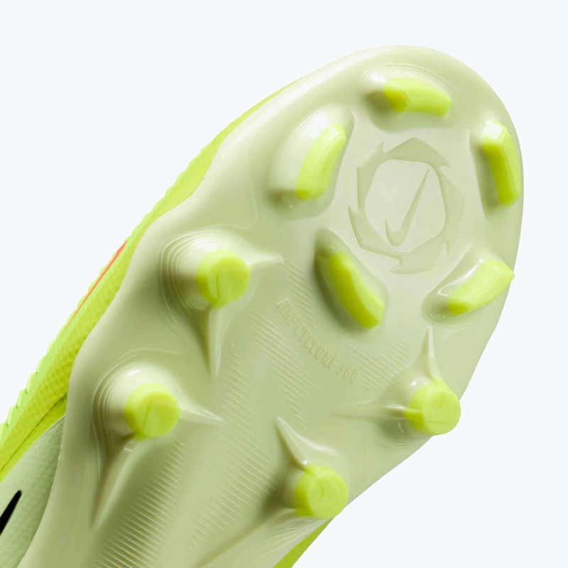 Scarpe da calcio junior Nike Phantom 6 Low Pro FG/MG Hyper Crimson/Limelight/Black 10