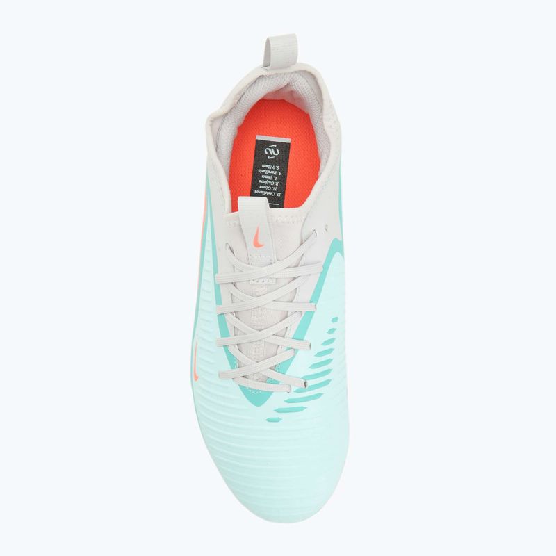 Scarpe da calcio uomo Nike United Phantom 6 Low Academy Jr FG/MG pistachio frost/hyper orange 5
