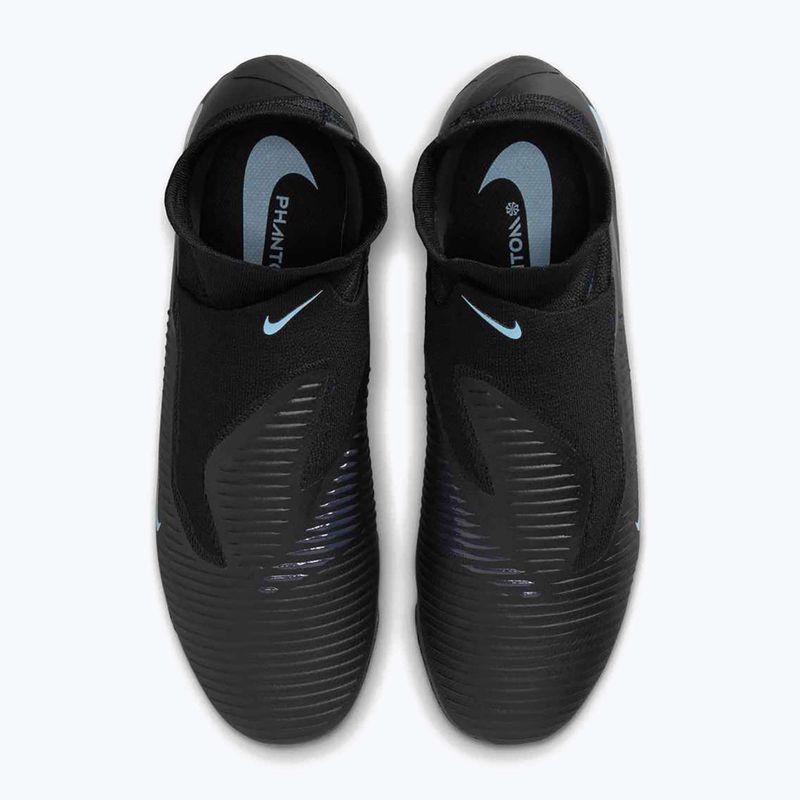 Uomo Nike Phantom 6 High Pro FG scarpe da calcio nero/nero 8