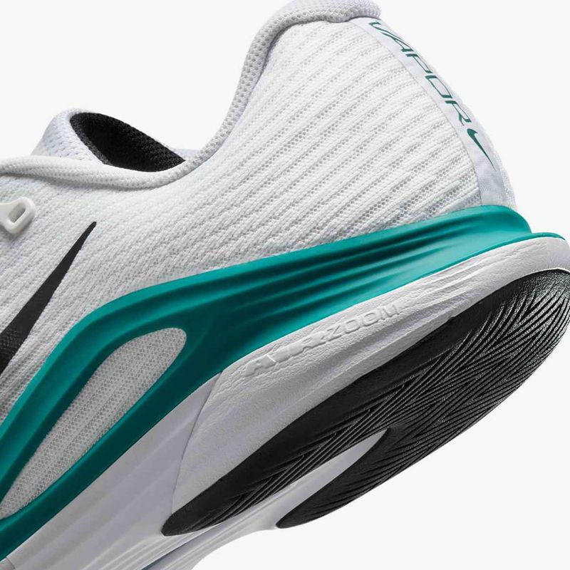 Scarpe da tennis da uomo Nike Vapor 12 bianco / nero / radiant emerald 9