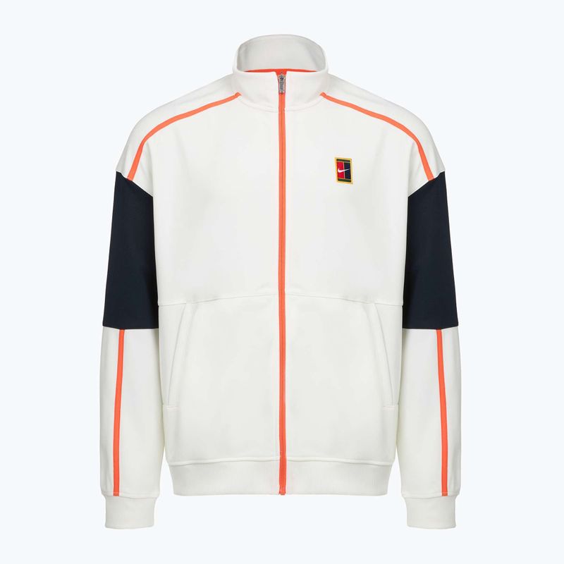 Felpa da tennis uomo Nike Court Heritage sail/turf orange 6