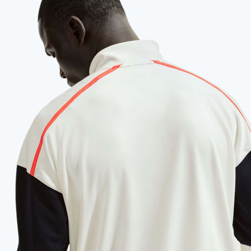 Felpa da tennis uomo Nike Court Heritage sail/turf orange 5