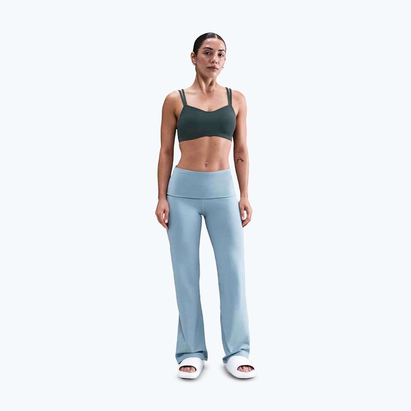 Reggiseno sportivo Nike Zenvy Strappy seaweed/white 2