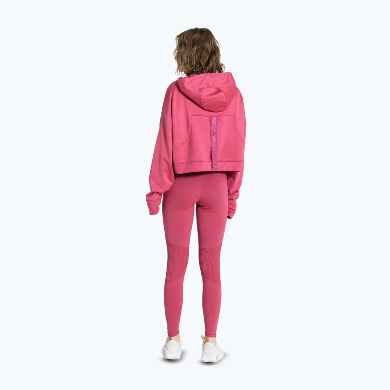 Leggings da allenamento donna Nike Pro High-Waisted sweet beet/white 3