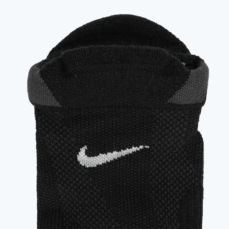 Calzini Nike Running No-Show Wool black/dark smoke grey/light smoke grey 3