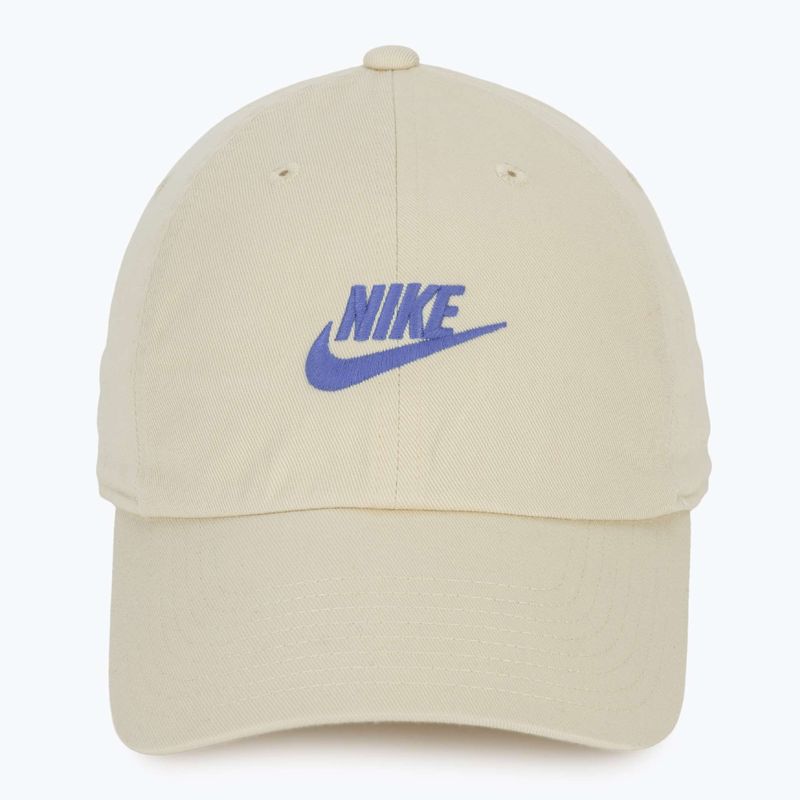 Cappellino con visiera Nike Club Unstructured Futura Wash light khaki/sapphire 2