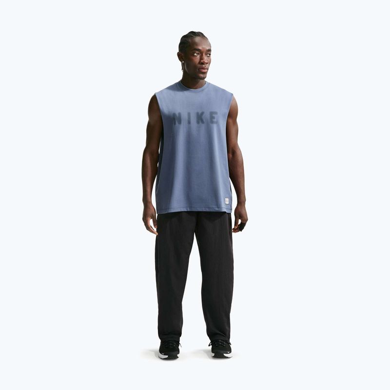 Pantaloni da uomo Nike N.A.C. Dri-Fit Woven black/pale ivory/black 2