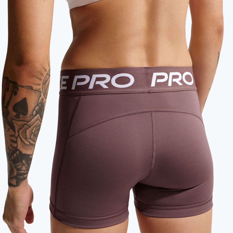 Pantaloncini donna Nike Pro Mid-Rise Biker 3" tattoo/white 5