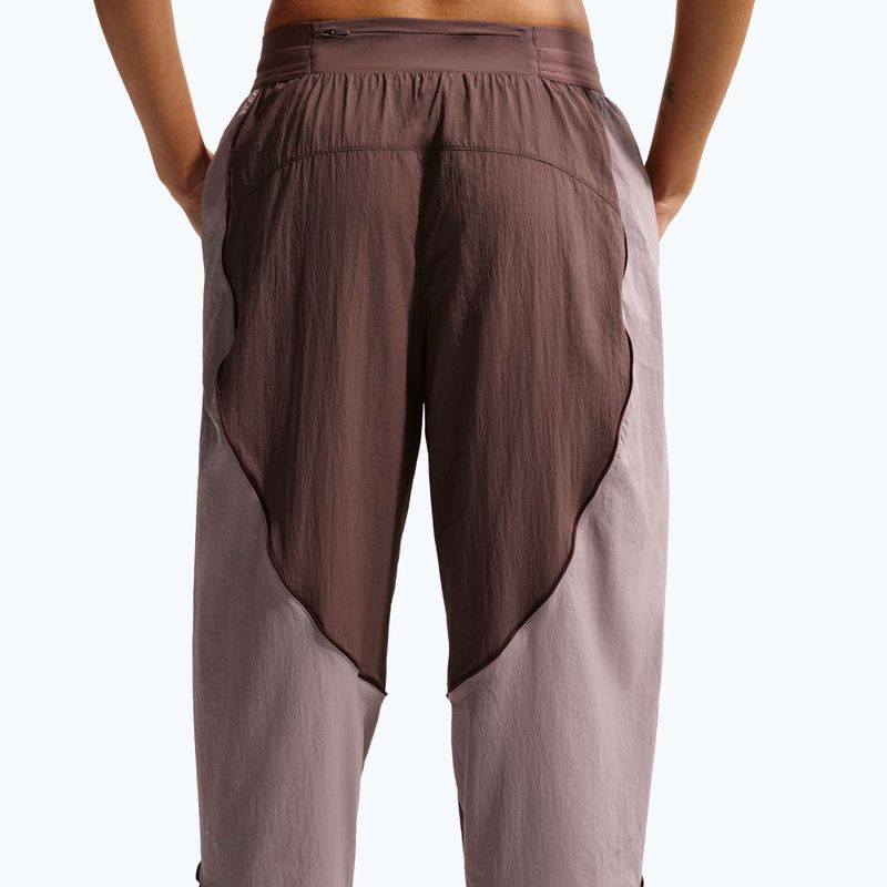 Pantaloni da running donna Nike Swift UV Repel Mid-Rise tattoo/light violet ore 5