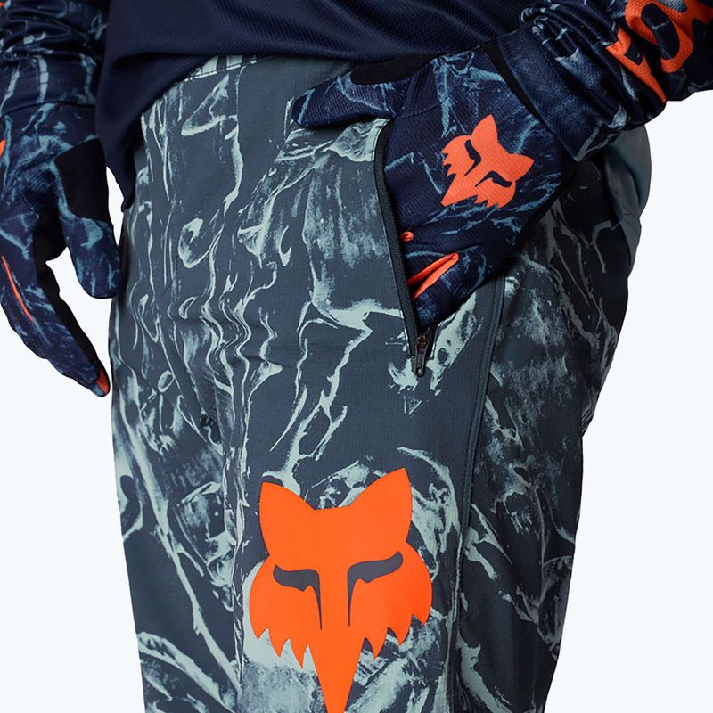 Pantaloni da ciclismo da uomo Fox Racing Ranger Image Print arctic blue 3