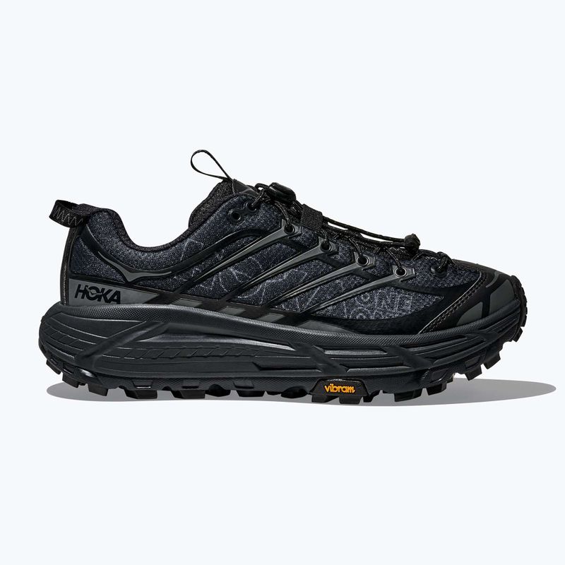 Scarpe HOKA Mafate Three 2 Wordmark Black/Outer Orbit 2