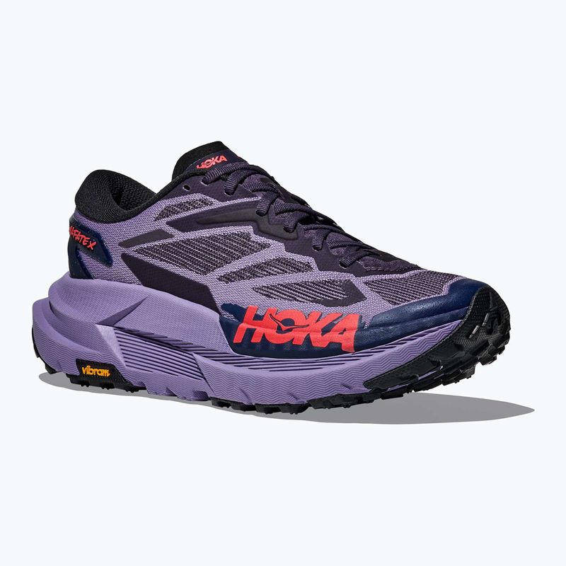 Scarpe da corsa da donna HOKA Mafate X berry jam/squid ink 8