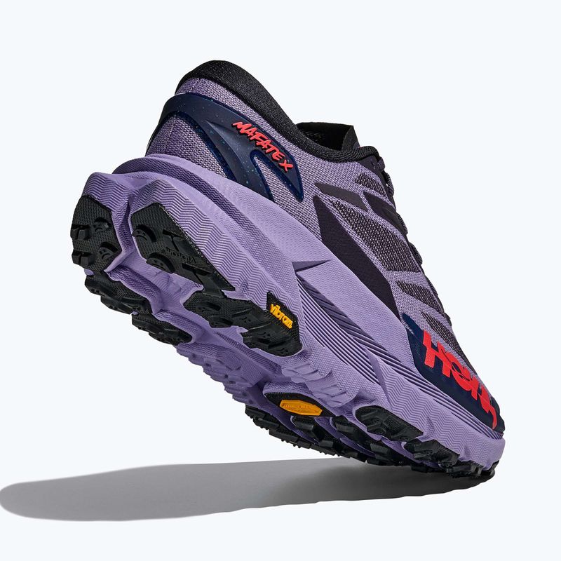 Scarpe da corsa da donna HOKA Mafate X berry jam/squid ink 12
