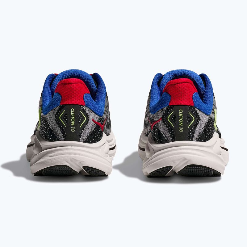 Scarpe da corsa per bambini HOKA Clifton 10 foggy grey/black 6