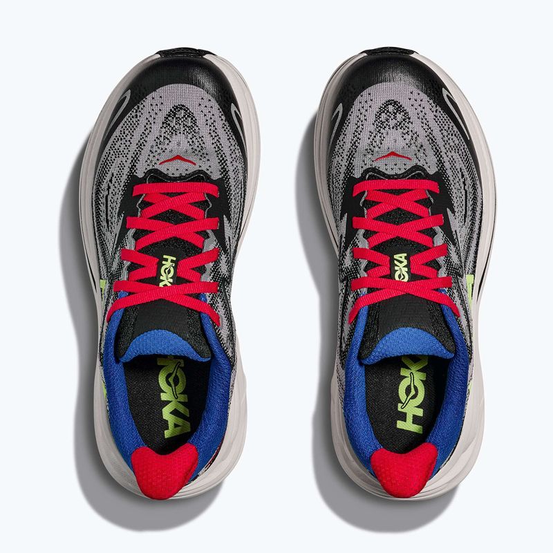 Scarpe da corsa per bambini HOKA Clifton 10 foggy grey/black 8