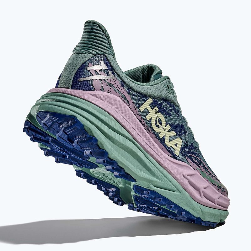 Scarpe da corsa da donna HOKA Stinson 7 rosemary/fragrant lilac 8