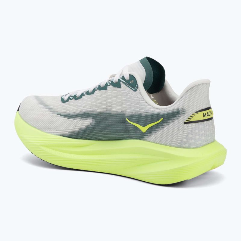 Scarpe da corsa donna HOKA Mach 7 frost/neon yuzu 3