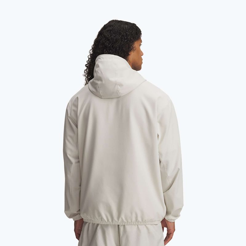 Felpa uomo Under Armour Unstoppable Woven Hoodie summit white/white 3