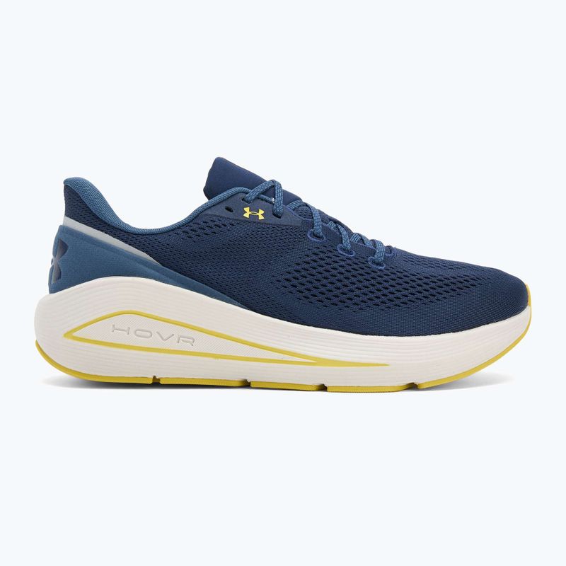 Scarpe da corsa da uomo Under Armour Sonic 7 washed navy/nu blue/yellow shade 2