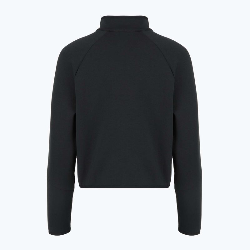 Felpa da donna Under Armour Unstoppable Fleece HZ nero/nero 2
